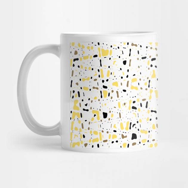 Coffee spots, simple illustration in delicate colors by KINKDesign